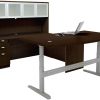 L Shape Sit & Stand Lift Desk