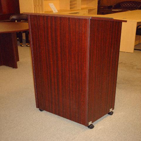 Rolling Lecturn - Mahogany