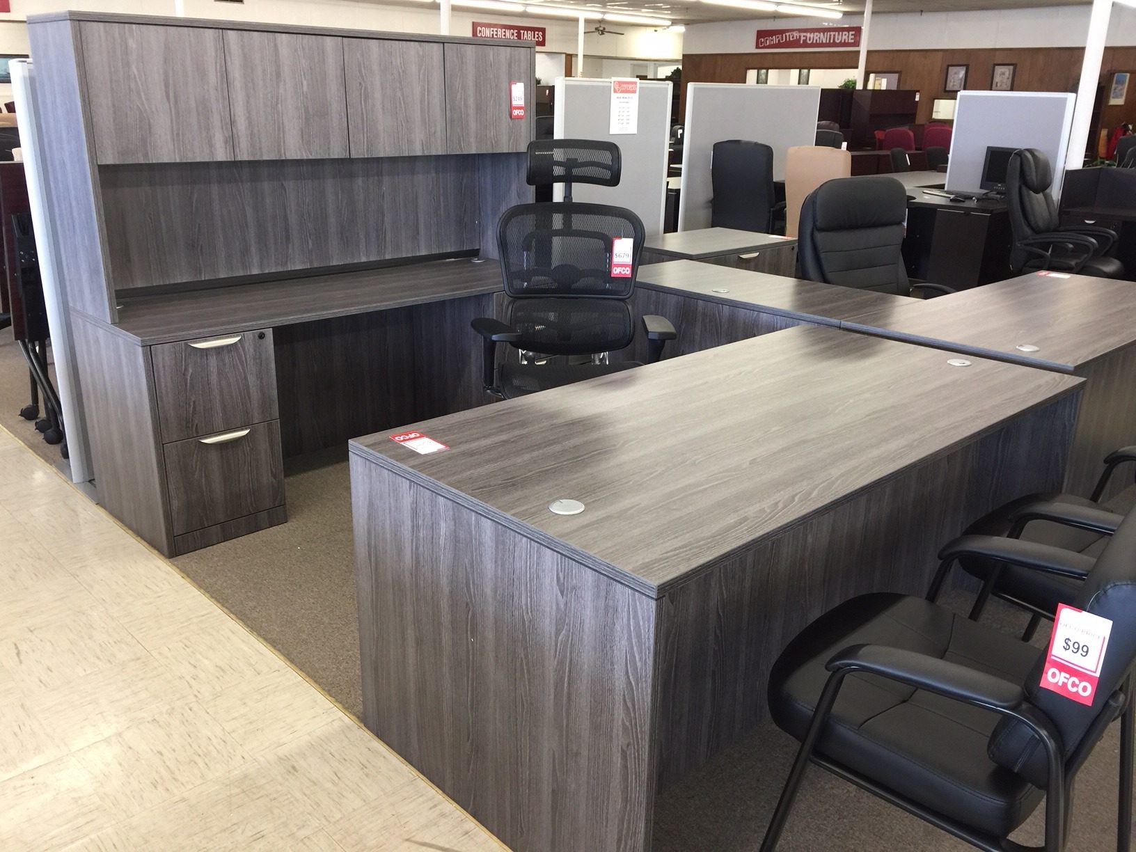 Office furniture for less money, New and used