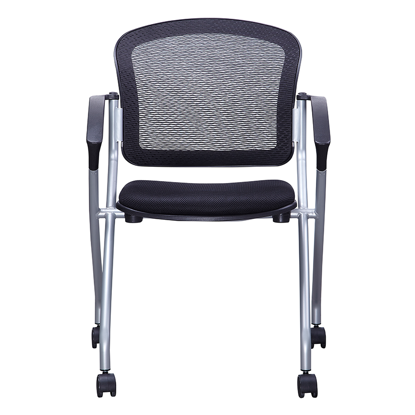 Black Mesh Nesting Chair - Image 2