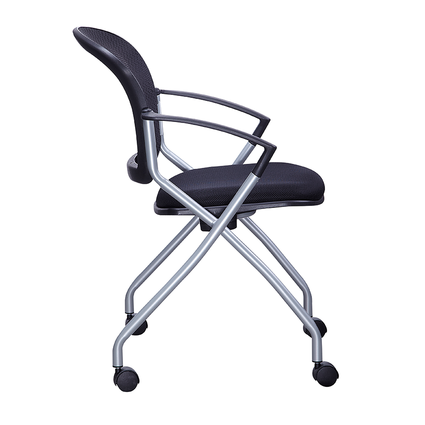 Black Mesh Nesting Chair - Image 3